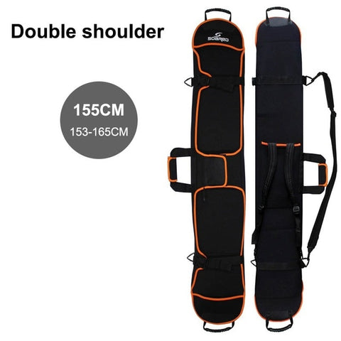 Ski Bag Thick Water Resistant Protective Cover Carry Bags Hand Carrier With Single / Double Shoulder Strap For Snowboarding