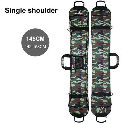 Ski Bag Thick Water Resistant Protective Cover Carry Bags Hand Carrier With Single / Double Shoulder Strap For Snowboarding