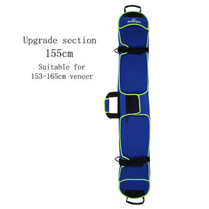 150cm Ski Bag Snowboard Bag Neoprene Material Skiing Board Cover Snowboard Scratch-Resistant Monoboard Plate Protective Case