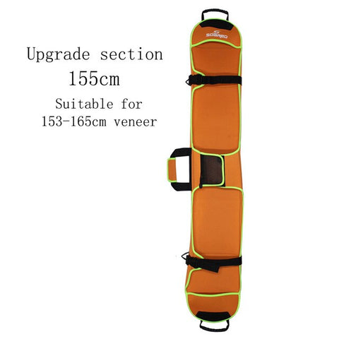 150cm Ski Bag Snowboard Bag Neoprene Material Skiing Board Cover Snowboard Scratch-Resistant Monoboard Plate Protective Case