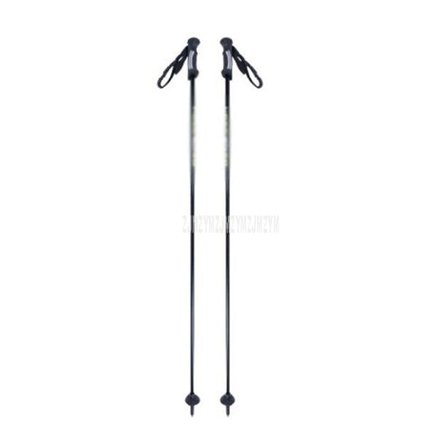 110cm-130cm Ultralight Ski Pole Ultra-Fine Carbon Fibre Snow Skiing Board Pole Portable Outdoor Sport Trekking Stick 1pair