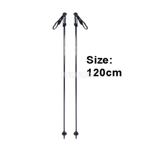 110cm-130cm Ultralight Ski Pole Ultra-Fine Carbon Fibre Snow Skiing Board Pole Portable Outdoor Sport Trekking Stick 1pair