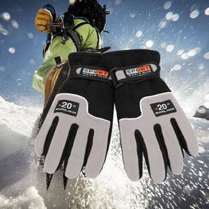 Winter Warmer Windproof Full Finger Men Women Sports Gloves Unisex Motorcycle Riding Ski Gloves Snow Snowboard Skiing Gloves