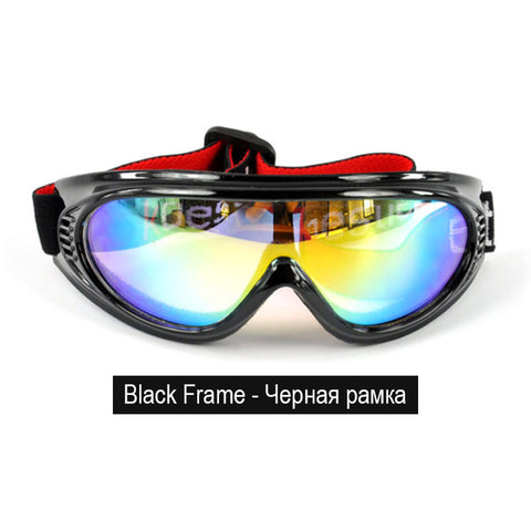 Low-cost treatment children ski goggles snow snowboard glasses anti-fog skiing eyewear ski girls boys outdoor riding sunglasses