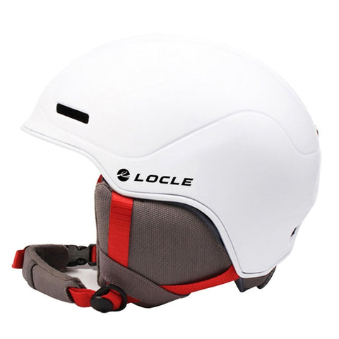 LOCLE Professional Ski Helmet High Quality Women Men Skiing Helmet Ultralight Ski Snowboard Skateboard Helmet 54-59cm