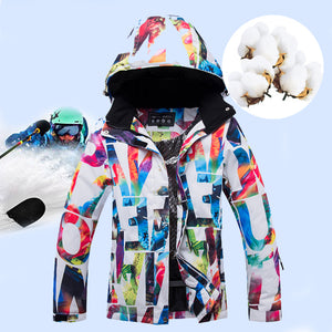 Winter Ski Jackets Women Snow Warm Windproof Skiing suits Winter Sports combinaison ski enfant Snowboard Set