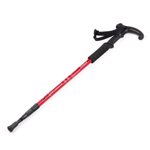 Hot Protable Mountaineering Rod Aluminum Alloy Trek Pole Nordic Walking Poles Retractable Alpenstock Skiing Hiking Stick MCK99