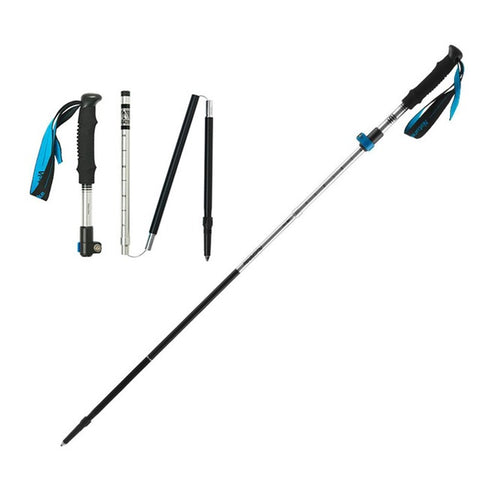 Collapsible Walking Poles Auminum Alloy Telescopic 7075 Trekking Sticks Adjustable For Hiking Skiing Travel Walk Stick