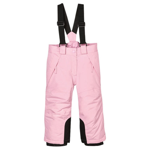 2019 Winter Baby Boy Skiing Pants Fleece Windproof Kids Girls Jumpsuit Thick Children Snow Overalls Waterproof Sport Trousers