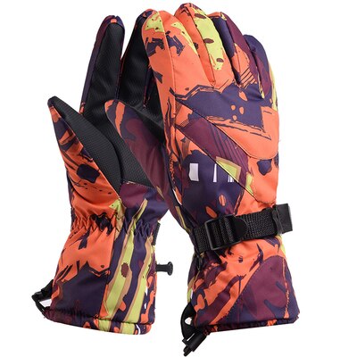 Snow Head Ski Gloves Waterproof -30C Degree Winter Warm Snowboard Gloves Men Women Motocross Windproof Cycling Motorcycle Gloves