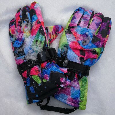 Snow Head Ski Gloves Waterproof -30C Degree Winter Warm Snowboard Gloves Men Women Motocross Windproof Cycling Motorcycle Gloves