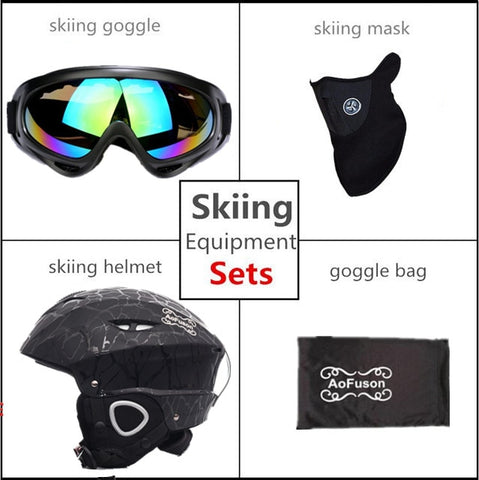 2019 Brand Ski helmet Integrally-molded professional adult Snowboard helmet Men Women Skating/Skateboard Winter sports helmets