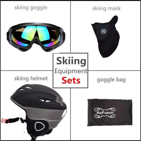 2019 Brand Ski helmet Integrally-molded professional adult Snowboard helmet Men Women Skating/Skateboard Winter sports helmets