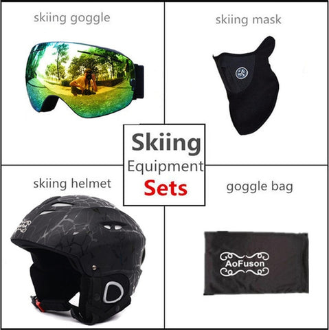 2019 Brand Ski helmet Integrally-molded professional adult Snowboard helmet Men Women Skating/Skateboard Winter sports helmets