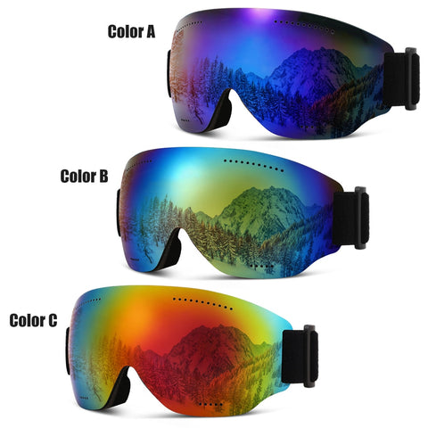 Lightweight Ski Goggles UV Protection Skiing Snowboarding Goggles Eyewear For Men Women Snowmobile Skating Anti-Fog Outdoor