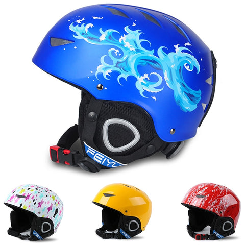 Kids Boys Skate Skiing Helmets Children Ultralight Ski Helmet Warmer Snowboard Skateboard Sports Safety Equipment Protect Gear