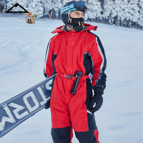 2019 Hoodie Snow Jumpsuit Women Sports Winter Suit Men Fleece Women's Ski Suit Warm Snowboard Waterproof Overalls Female Clothes