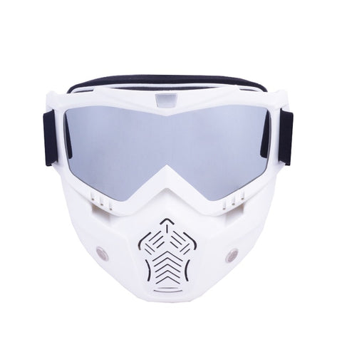 Sale Men Women Ski Snowboard Mask Winter Snowmobile Skiing Goggles Windproof Skiing Glass Motocross Sunglasses with Mouth Filter