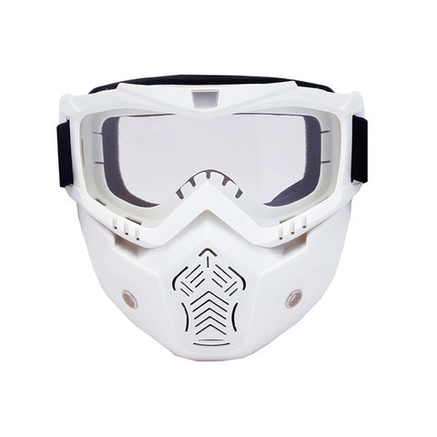 Sale Men Women Ski Snowboard Mask Winter Snowmobile Skiing Goggles Windproof Skiing Glass Motocross Sunglasses with Mouth Filter