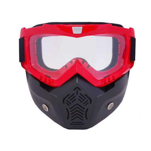 Sale Men Women Ski Snowboard Mask Winter Snowmobile Skiing Goggles Windproof Skiing Glass Motocross Sunglasses with Mouth Filter