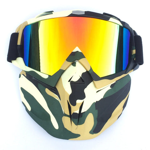 Men Women Riding Ski Snowboard Snowmobile eyewear Mask Snow Winter Skiing Anti-UV Waterproof Glasses Motocross Sunglasses Q