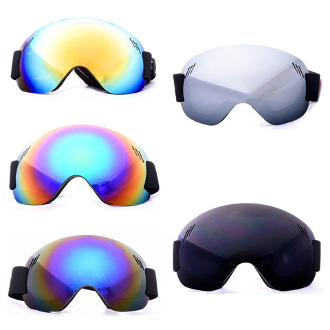 Outdoor Ski Goggles Ski Snowboard Goggles Men Women Anti-Fog UV Protection Spherical Lens Frameless Snow Sports Cycling Goggles