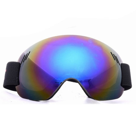 Outdoor Ski Goggles Ski Snowboard Goggles Men Women Anti-Fog UV Protection Spherical Lens Frameless Snow Sports Cycling Goggles