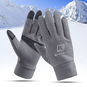 Sport Waterproof Fleece Glove Men Women Ski Gloves Wind-proof Thermal Touch Screen Outdoor Cycling Snowboard Ski Thick Gloves