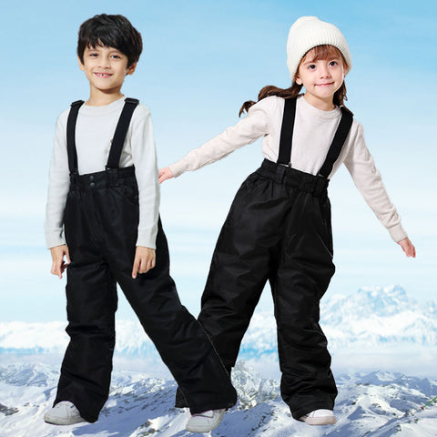 Ski Pants Kids Girls Boy Outdoor Windproof Waterproof Warm Snow Trousers Children Winter Skiing And Snowboarding Pants Brand