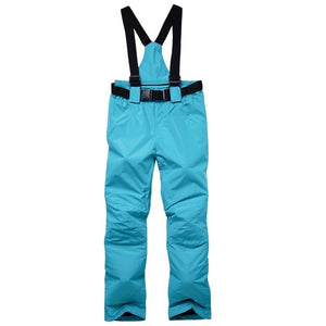 Winter Warm Men Waterproof Breathable Pants Autumn Ski Solid Suspenders Casual