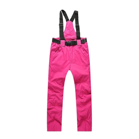 Winter Warm Men Waterproof Breathable Pants Autumn Ski Solid Suspenders Casual