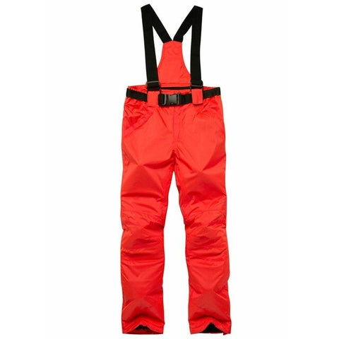 Winter Warm Men Waterproof Breathable Pants Autumn Ski Solid Suspenders Casual