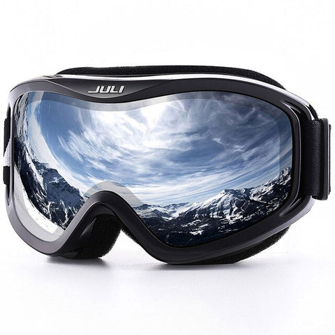 MAXJULI brand professional ski goggles double layers lens anti-fog UV400 ski glasses skiing men women snow goggles