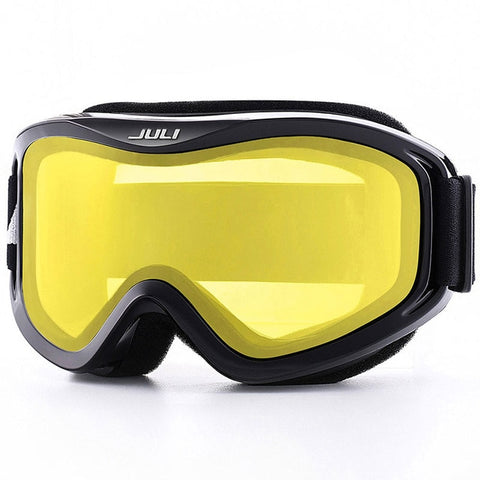 MAXJULI brand professional ski goggles double layers lens anti-fog UV400 ski glasses skiing men women snow goggles