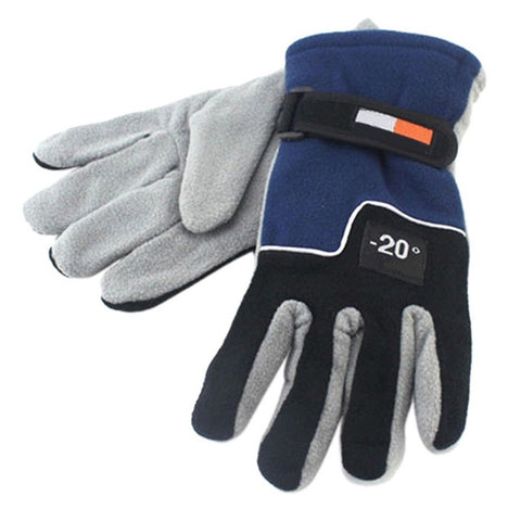 Cold-proof Unisex Winter Gloves Ski gloves Cycling Riding Fluff Warm Gloves Cold Weather Anti Slip Full Finger Gloves D40