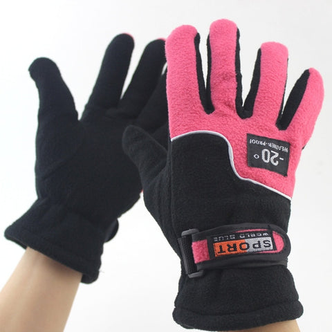 Cold-proof Unisex Winter Gloves Ski gloves Cycling Riding Fluff Warm Gloves Cold Weather Anti Slip Full Finger Gloves D40