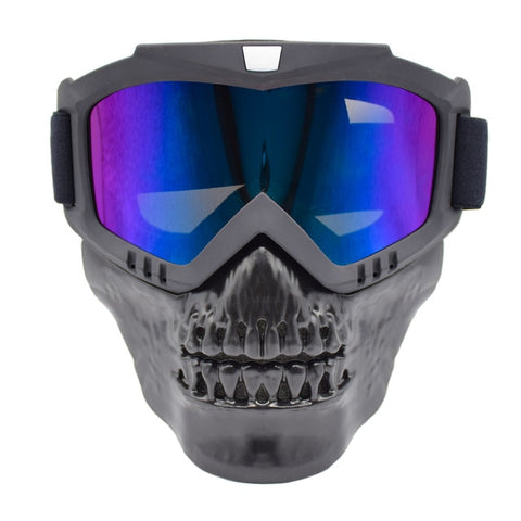 Unisex Skiing Goggles Modular Mask Detachable Mouth Filter Men Women Ski Snowmobile Snowboard Goggles Snow Winter Ski Glasses