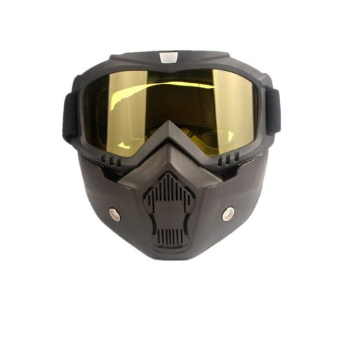 Unisex Skiing Goggles Modular Mask Detachable Mouth Filter Men Women Ski Snowmobile Snowboard Goggles Snow Winter Ski Glasses