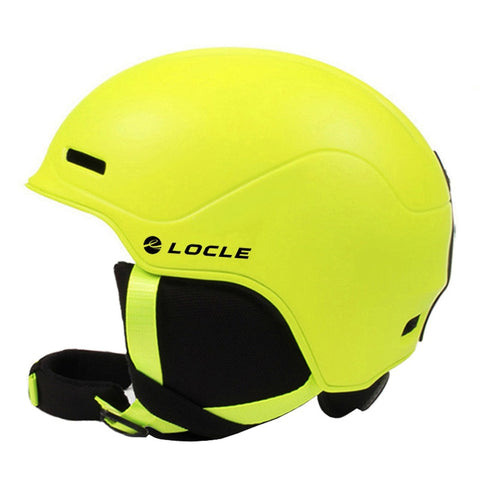 LOCLE Professional Ski Helmet High Quality Women Men Skiing Helmet Ultralight Ski Snowboard Skateboard Helmet 54-59cm