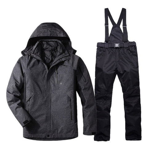 2019 New Winter Ski Suit For Men Set Windproof Waterproof Warm Skiing Snowboarding Suits Set Male Outdoor Hot Ski Jacket + Pants