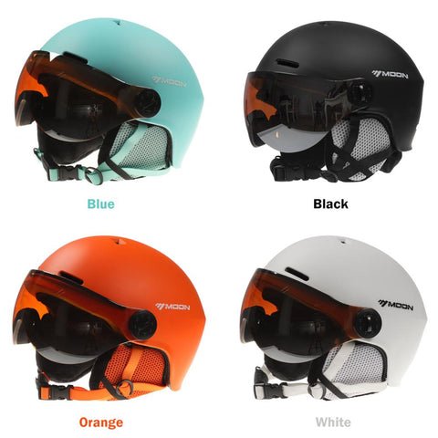 High quality ski helmet integrated snowboard helmet men's and women's skating skateboard ski helmet with goggles