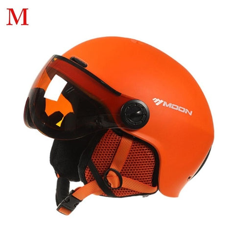 High quality ski helmet integrated snowboard helmet men's and women's skating skateboard ski helmet with goggles