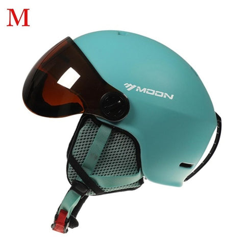 High quality ski helmet integrated snowboard helmet men's and women's skating skateboard ski helmet with goggles