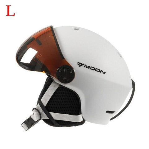 High quality ski helmet integrated snowboard helmet men's and women's skating skateboard ski helmet with goggles