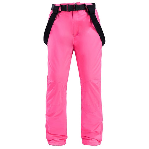 New outdoor -35 degree snow pants plus size elastic waist lady trousers winter skating pants skiing outdoor ski pants for women