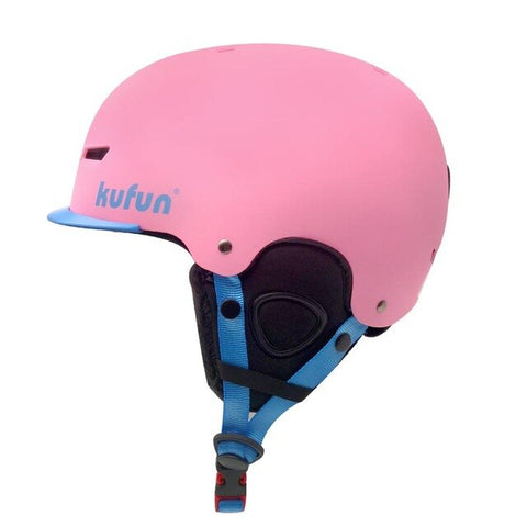 Children's ski helmet professional ski equipment single board double board protective gear warm and safe cute