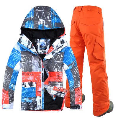 GSOU SOWN Korean ski jacket and snowboard double board Snowboard suit outdoor leisure sport men's waterproof windproof ski suit