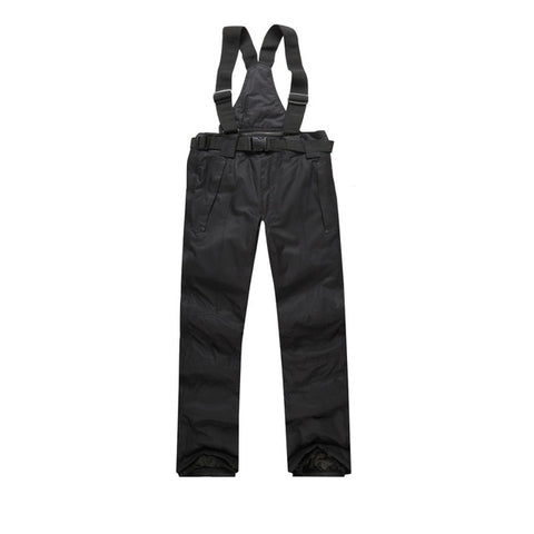 Men Ski Pants Brands 2019 New Warm Outdoor Sports Waterproof Women's Snow Trousers Adult Suspenders Winter Snowboarding Pants