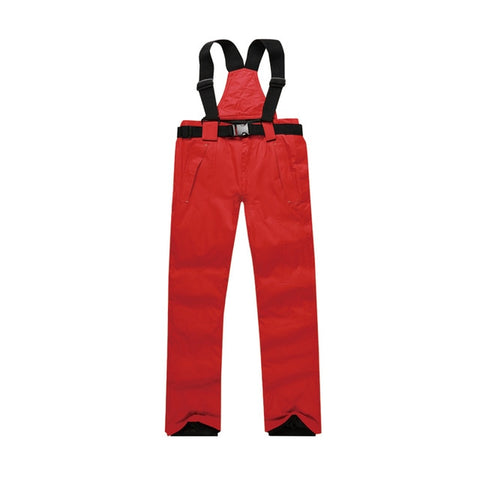 Men Ski Pants Brands 2019 New Warm Outdoor Sports Waterproof Women's Snow Trousers Adult Suspenders Winter Snowboarding Pants