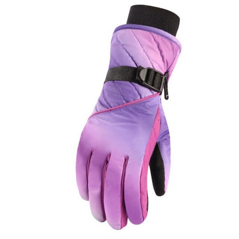 New Winter Professional Ski Gloves Girls Boys Adult Waterproof Warm Gloves Snow Kids Windproof Skiing Snowboard Gloves